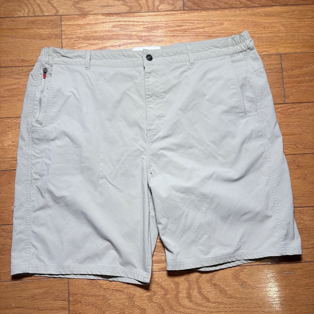 Duck Camp Drifter Shorts 9" Sandbar Beige Nylon Outdoor Fishing Men's 2XL